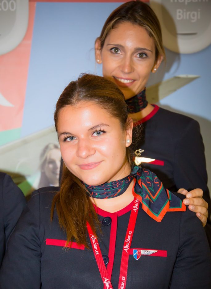 elena ed arianna Volare con i bambini