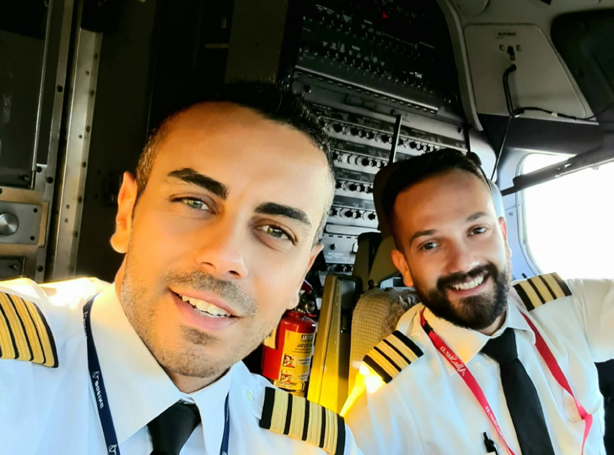 piloti-cabina-aereo-albastar Reportage nella cabina di pilotaggio